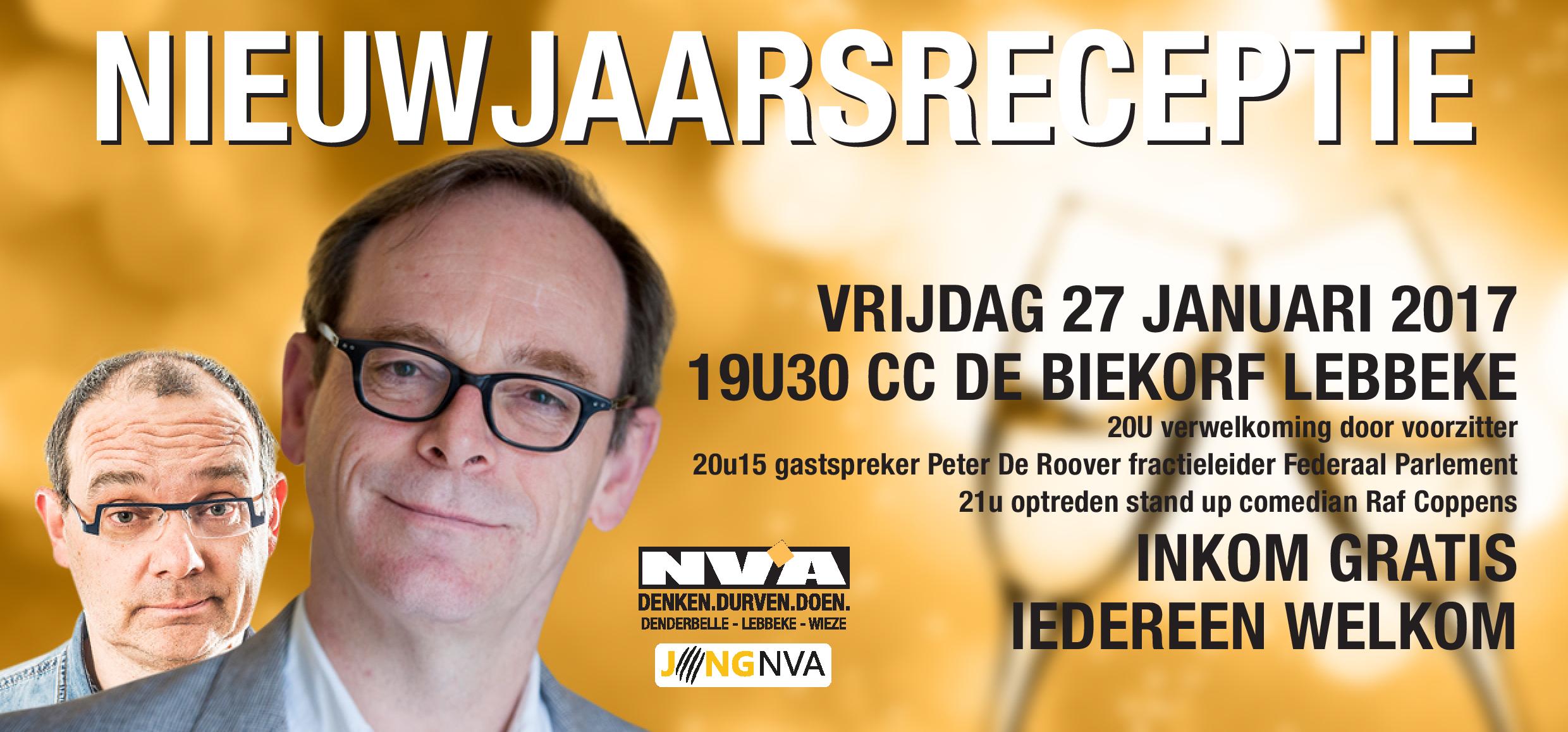 Uitnodiging Peter De Roover uitnodiging Peter De Roover